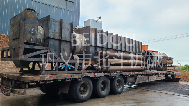 全自動生物質顆粒成人抖音91视频裝車完畢發往雲南